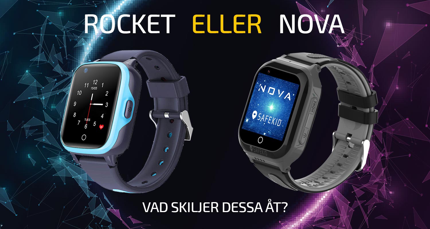 Rocket och Nova med texten "Rocket eller Nova - Vad skiljer dessa åt?".