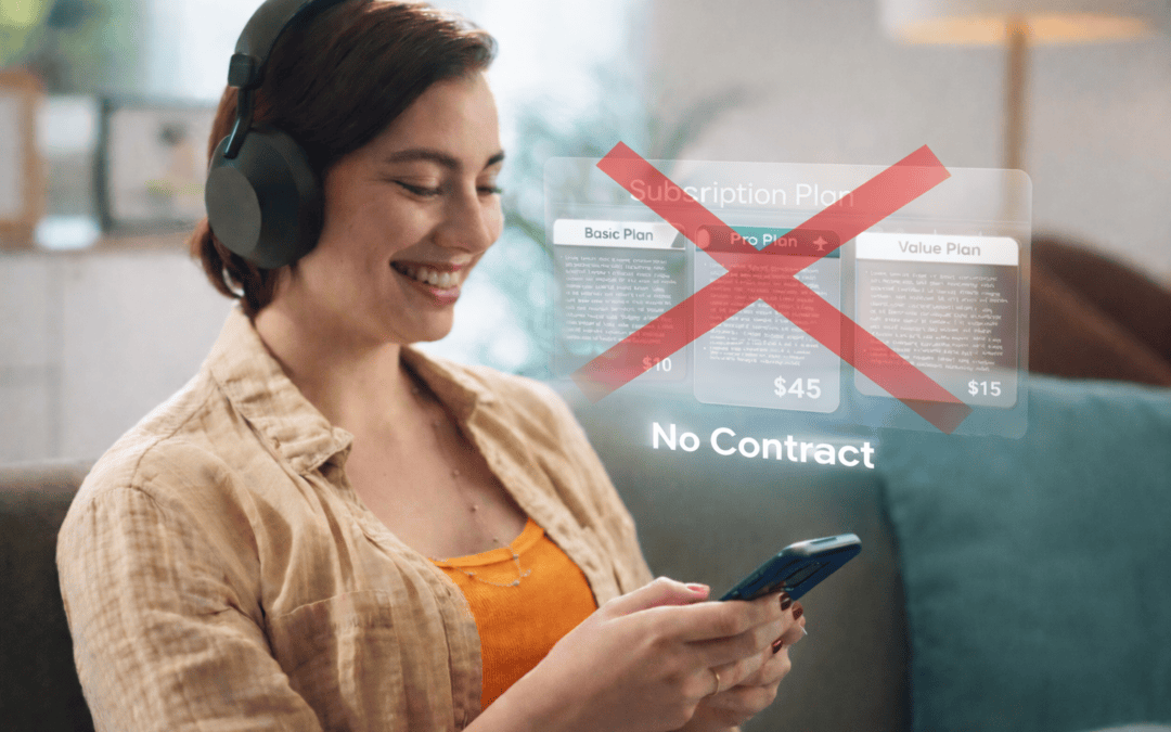 Mobilabonnemang utan bindningstid