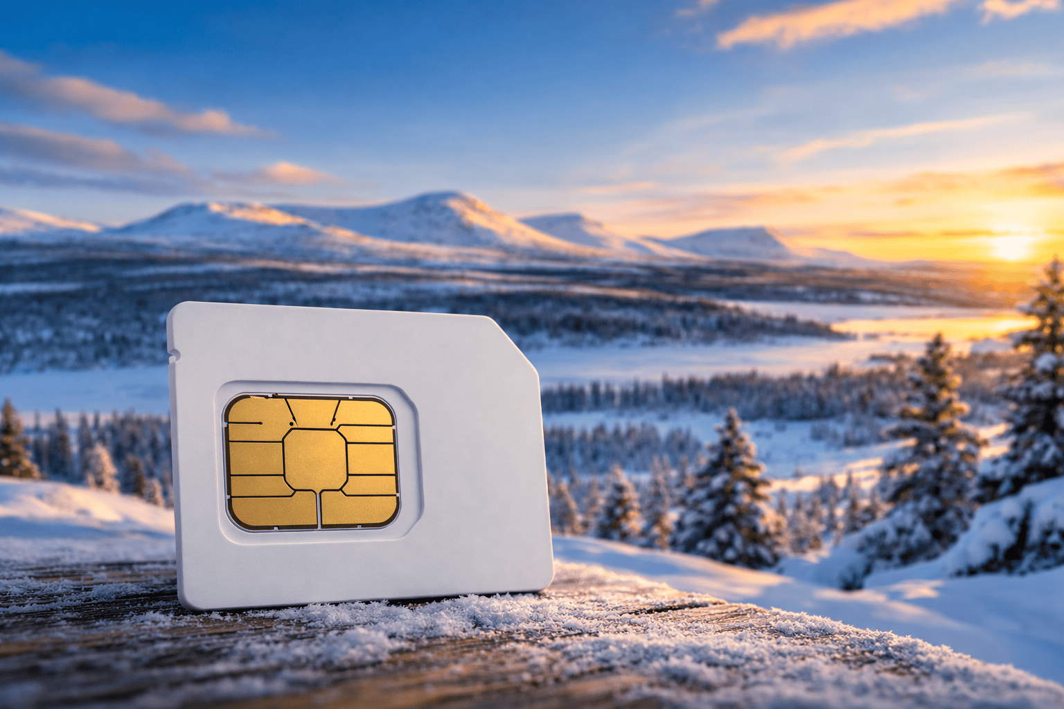 Ett simkort med Norrlandsbakgrund. Vilket simkort ger bäst täckning i Norrland?