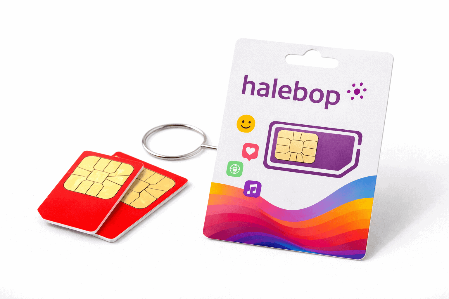 Halebop för barn Halebop för barn är en bra lösning som simkort i mobilklockor.